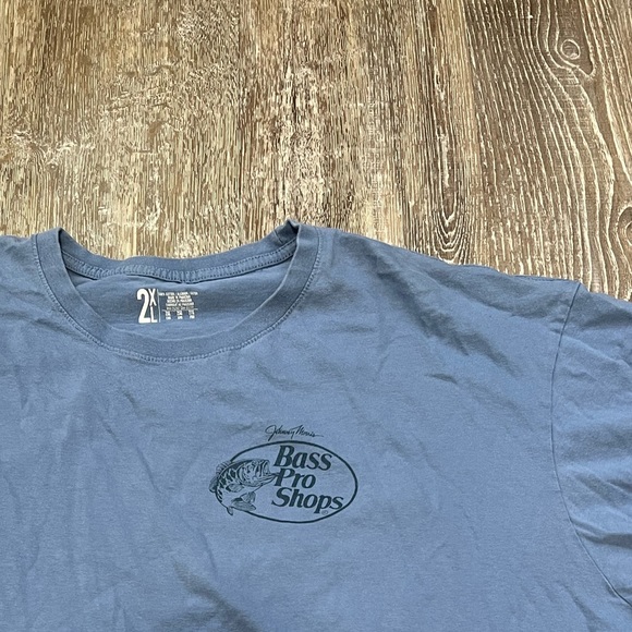 Bass Pro Shops Blue Short Sleeve Tee - Picture 2 of 5